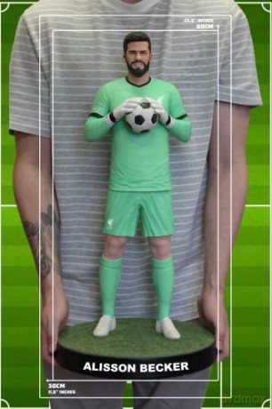 Footballs Finest - Liverpool (Alisson Becker) statuetka z żywicy 60 cm [FIGURKA]
