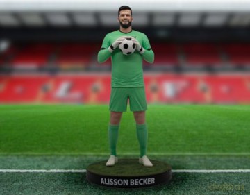 Footballs Finest - Liverpool (Alisson Becker) statuetka z żywicy 60 cm [FIGURKA]