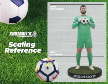 Footballs Finest - Liverpool (Alisson Becker) statuetka z żywicy 60 cm [FIGURKA]