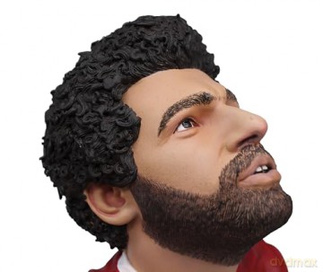 Footballs Finest - Liverpool (Mohamed Salah) 60 cm bardzo szczegółowa żywica, luksusowa figurka piłkarska do kolekcjonowania [FIGURKA]