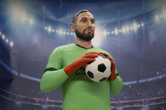 Footballs Finest - Paris Saint-Germain (Gianluigi Donnarumma) posąg z żywicy [FIGURKA]