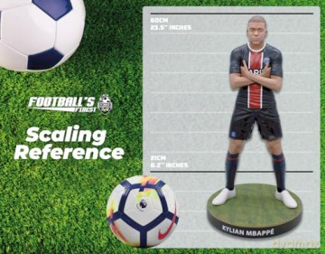 Footballs Finest - Paris Saint-Germain (Kylian Mbappe) 60 cm posąg z żywicy [FIGURKA]