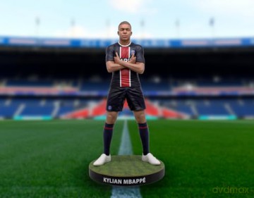 Footballs Finest - Paris Saint-Germain (Kylian Mbappe) 60 cm posąg z żywicy [FIGURKA]