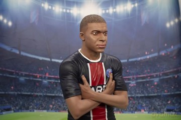 Footballs Finest - Paris Saint-Germain (Kylian Mbappe) 60 cm posąg z żywicy [FIGURKA]