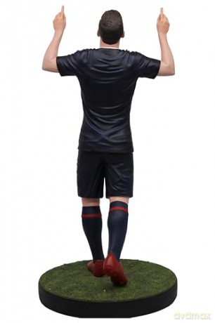 Footballs Finest - Paris Saint-Germain (Lionel Messi) bardzo szczegółowa żywica, luksusowa figurka piłkarska do kolekcjonowania [FIGURKA]