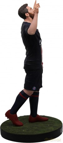 Footballs Finest - Paris Saint-Germain (Lionel Messi) bardzo szczegółowa żywica, luksusowa figurka piłkarska do kolekcjonowania [FIGURKA]