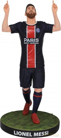 Footballs Finest - Paris Saint-Germain (Lionel Messi) bardzo szczegółowa żywica, luksusowa figurka piłkarska do kolekcjonowania [FIGURKA]