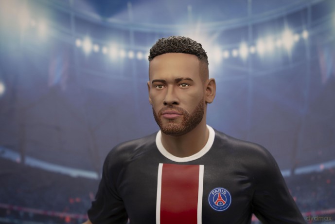 Footballs Finest - Paris Saint-Germain (Neymar Jr) 60 cm bardzo szczegółowa żywica, luksusowa figurka piłkarska do kolekcjonowania [FIGURKA]
