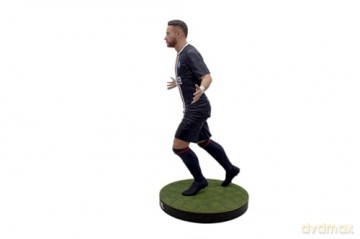 Footballs Finest - Paris Saint-Germain (Neymar Jr) 60 cm bardzo szczegółowa żywica, luksusowa figurka piłkarska do kolekcjonowania [FIGURKA]