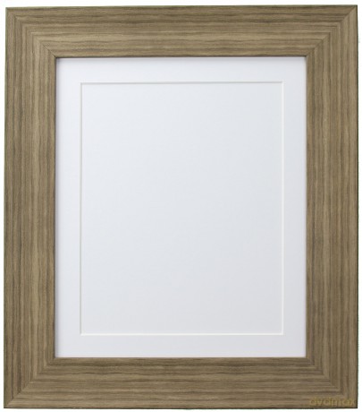 FRAMES BY POST Hygge Picture Photo Frame, Bear Creek Brown with White Mount 8 x8inch