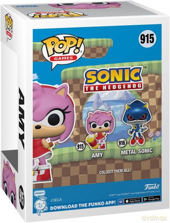 Funko - Games: Sonic The Hedgehog (Amy Rose) POP! Vinyl [FIGURKA]