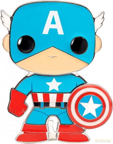 Funko - POP! Pin: Marvel (Captain America) POP! [FIGURKA]