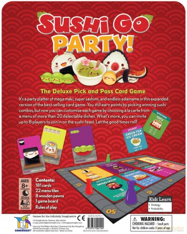Gamewright - Sushi Go Party Game [GRA PLANSZOWA]