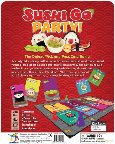 Gamewright - Sushi Go Party Game [GRA PLANSZOWA]