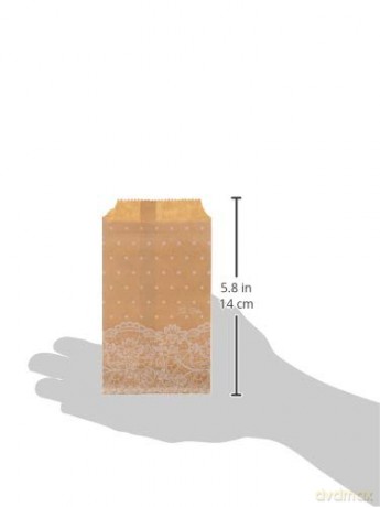 Givi Italia 41315 Lace Kraft Bags, Multi-Colour, 8 x 14 cm