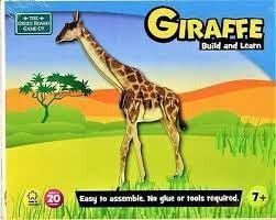 Green Board Games Giraffe Build and Learn Model [GRA PLANSZOWA]