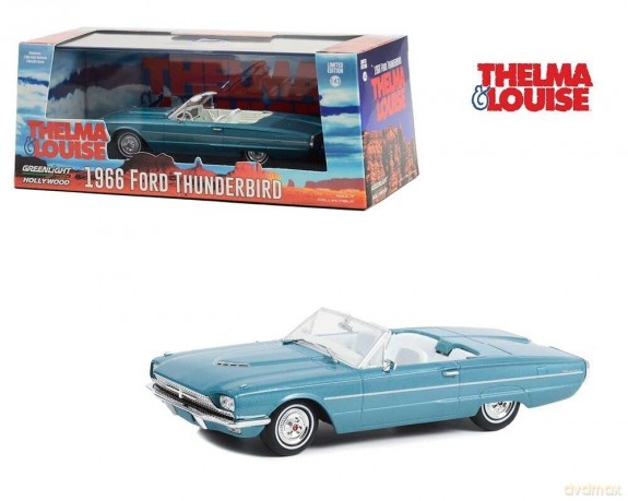 Greenlight Collectibles - 1/43 Thelma and Louise 1966 Thunderbird Convertible
