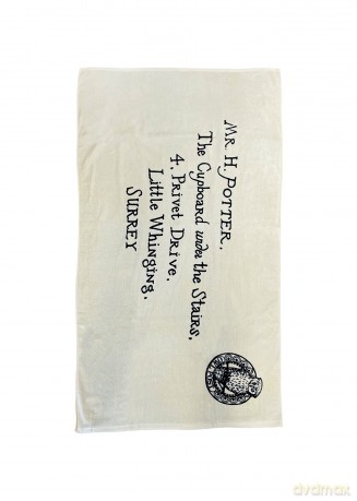 Harry Potter - Towel - Letter of Acceptance (front with stamp) 75 x 150cm