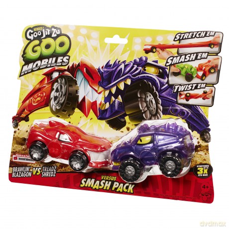 Heroes of Goo Jit Zu - Goo Mobiles Versus Smash Pack - Brawlin Blazagon vs Treadz Shreadz