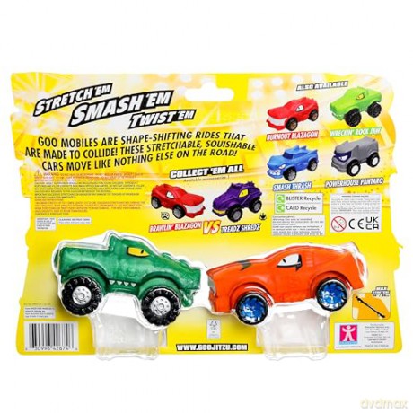 Heroes of Goo Jit Zu - Goo Mobiles Versus Smash Pack - Turbo Tygor vs Rumble Rock Jaw