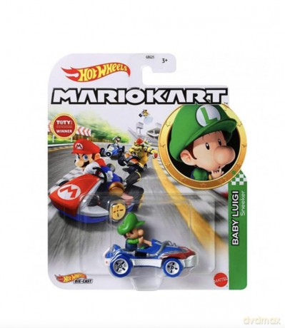 Hot Wheels - Mario Kart - Die Cast - Baby Luigi