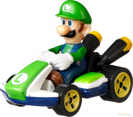 Hot Wheels - Mario Kart - Die Cast - Luigi