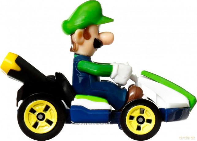 Hot Wheels - Mario Kart - Die Cast - Luigi