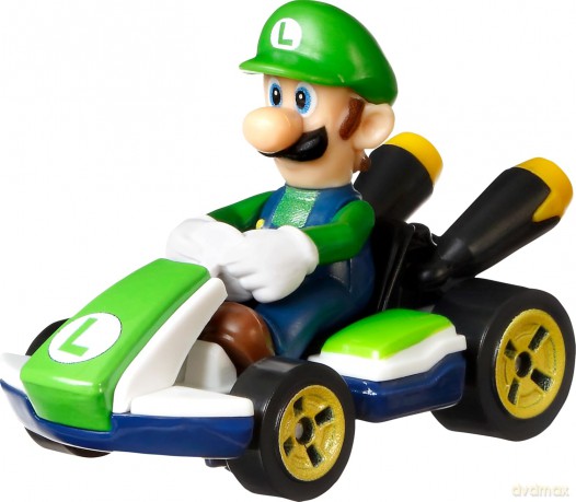 Hot Wheels - Mario Kart - Die Cast - Luigi