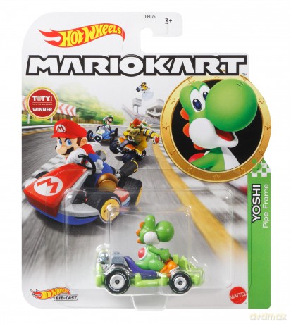 Hot Wheels - Mario Kart - Die Cast - Yoshi
