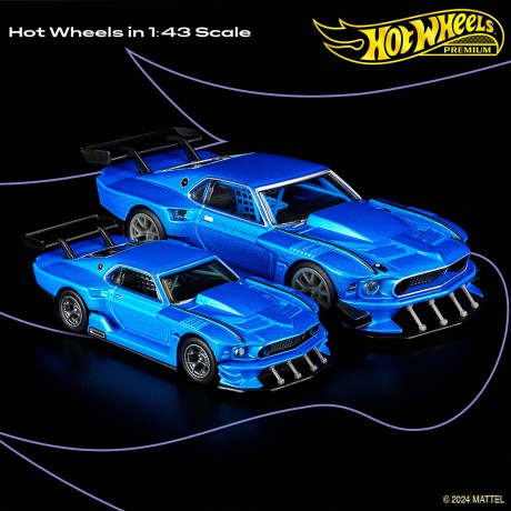 Hot Wheels - Premium 1:43 Modified '69 Ford Mustang