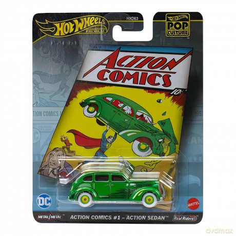 Hot Wheels - Premium Pop Culture - Action Comic (Action Comics #1 - Action Sedan)