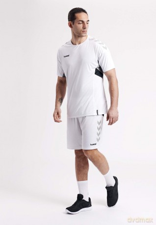 Hummel Tech Move Jersey Short Sleeve - Grey Melange (XX-Large)