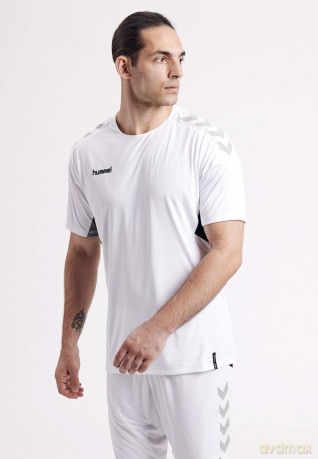 Hummel Tech Move Jersey Short Sleeve - Grey Melange (XX-Large)