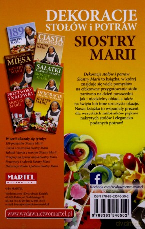 Dekoracje stołów i potraw siostry Marii [KSIĄŻKA]