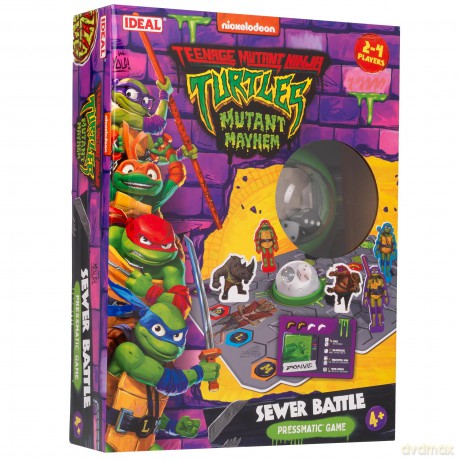 Ideal - TMNT Sewer Battle Pressmatic Game [GRA PLANSZOWA]