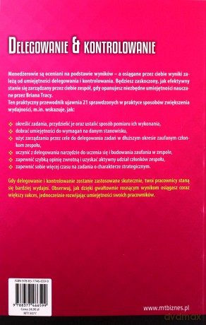 Delegowanie i kontrolowanie [KSIĄŻKA]