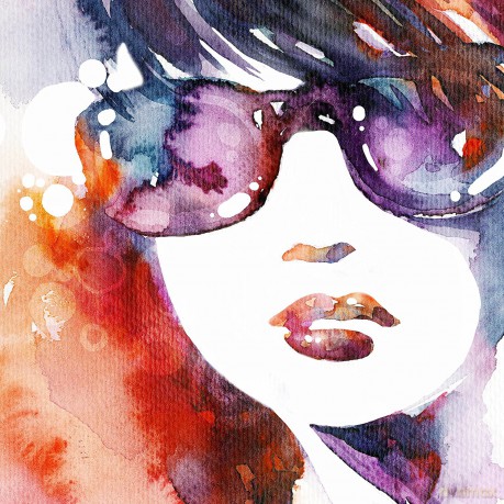 Innova Editions Glitter Glass Art Sunglasses 70x70cm