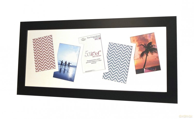Inov8 British Made Traditional Picture/Photo Frame, Orchard Black 25x10 Multi App Inch 2PK