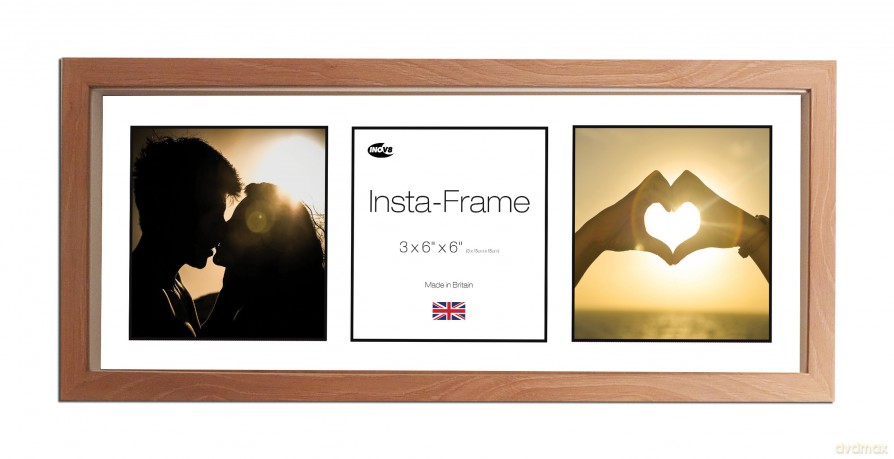Inov8 British Made Traditional Picture/Photo, Box Frame Barley 21 x 8