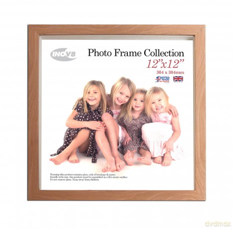Inov8 British Made Traditional Picture/Photo, Box Frame Barley, 12x12 Inch 2PK