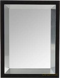 Inov8 Framing Photo Frame Louvle Black Silver Edge Triple App 6x4 3PK