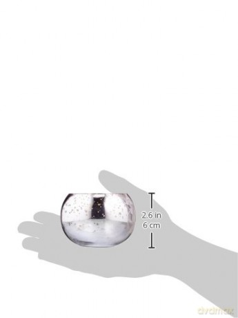 Insideretail Mercury Glass Round Votives-Lilac-6cm x 6cm, Set of 6