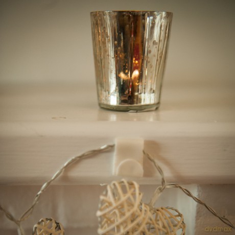 Insideretail Mercury Glass star Tea Light Holders with Distressed Foill Set 12 Antique Gold
