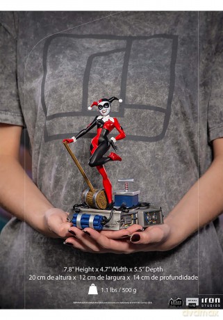 IronStudios - DC Comics Batman Animated Series: 1:10 Art Scale Statue (Harley Quinn) [FIGURKA]