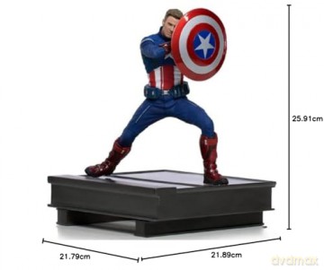 IronStudios - Marvel Avengers EndGame: BDS 1:10 Art Scale Statue (Captain America 2023) [FIGURKA]