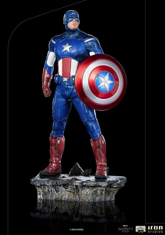 IronStudios - Marvel The Infinity Saga: BDS 1:10 Art Scale Statue (Captain America) [FIGURKA]