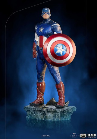 IronStudios - Marvel The Infinity Saga: BDS 1:10 Art Scale Statue (Captain America) [FIGURKA]