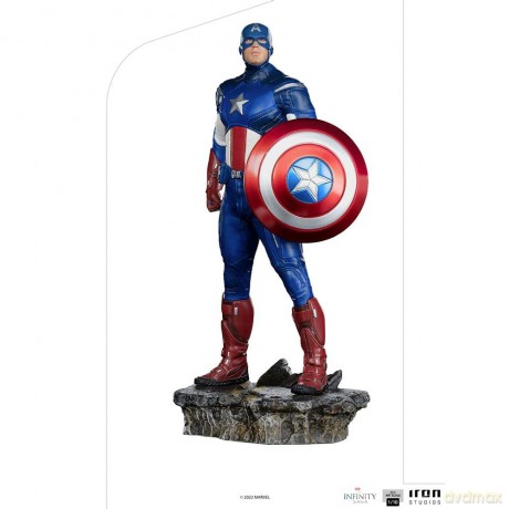 IronStudios - Marvel The Infinity Saga: BDS 1:10 Art Scale Statue (Captain America) [FIGURKA]