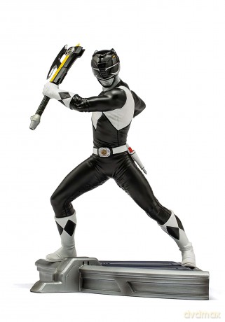 IronStudios - Mighty Morphin Power Rangers: BDS 1:10 Art Scale Statue (Black Ranger) [FIGURKA]