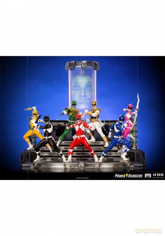 IronStudios - Mighty Morphin Power Rangers: BDS 1:10 Art Scale Statue (Black Ranger) [FIGURKA]